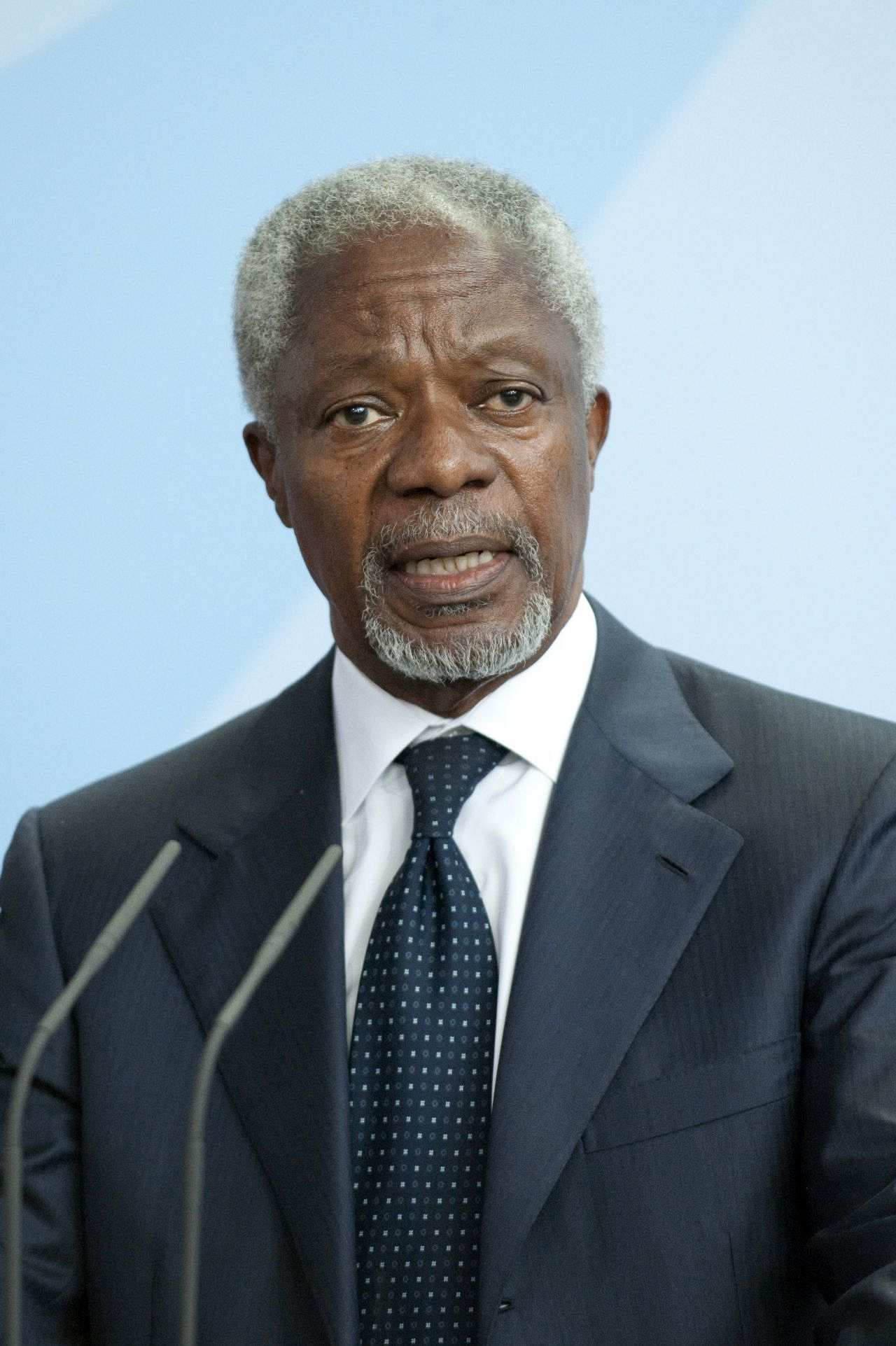 Porträtfoto Kofi Annan, 10. September 2010, Berlin.