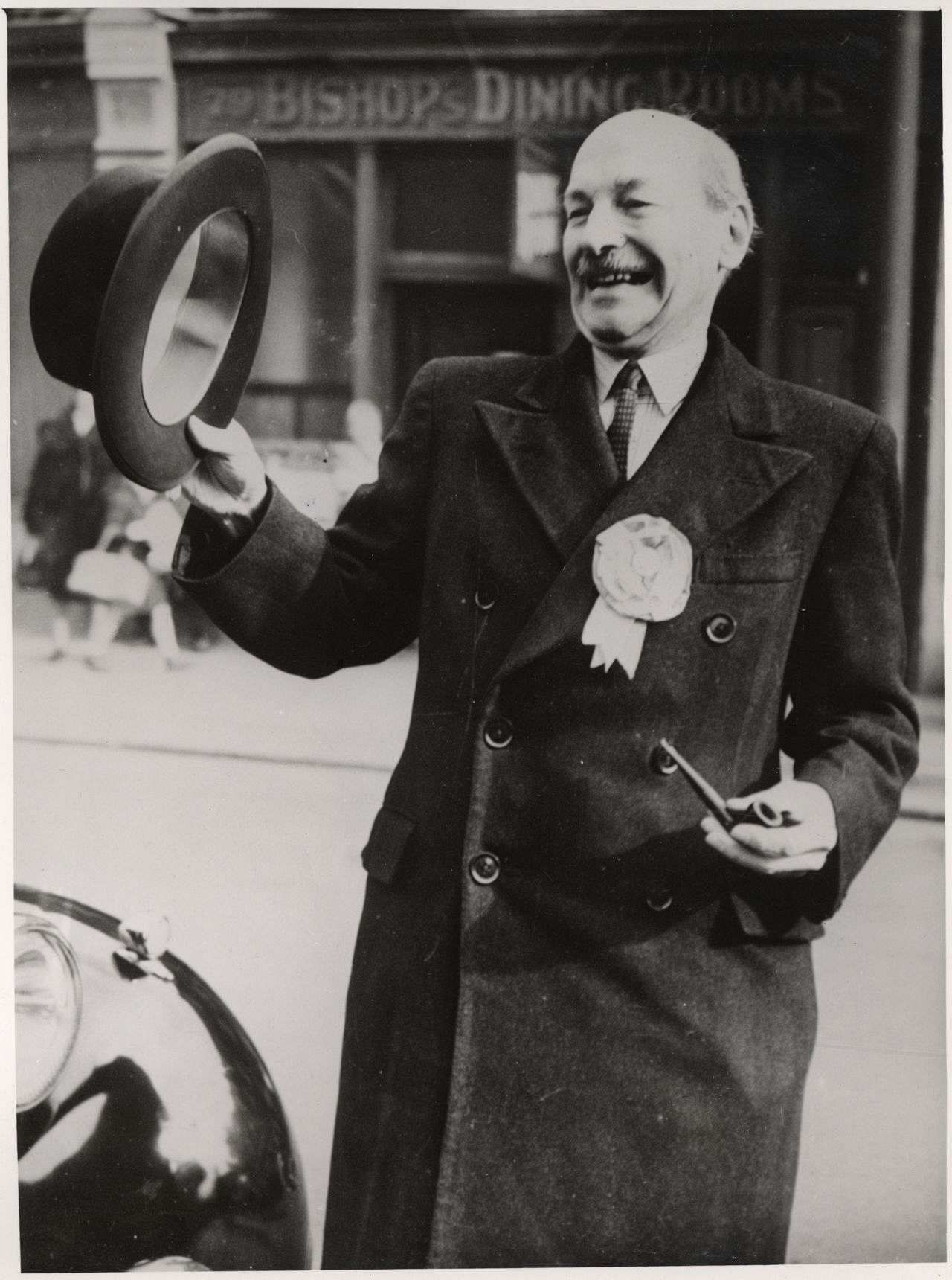 Der britische Premierminister Clement R. Attlee, London, 25. Februar 1951.