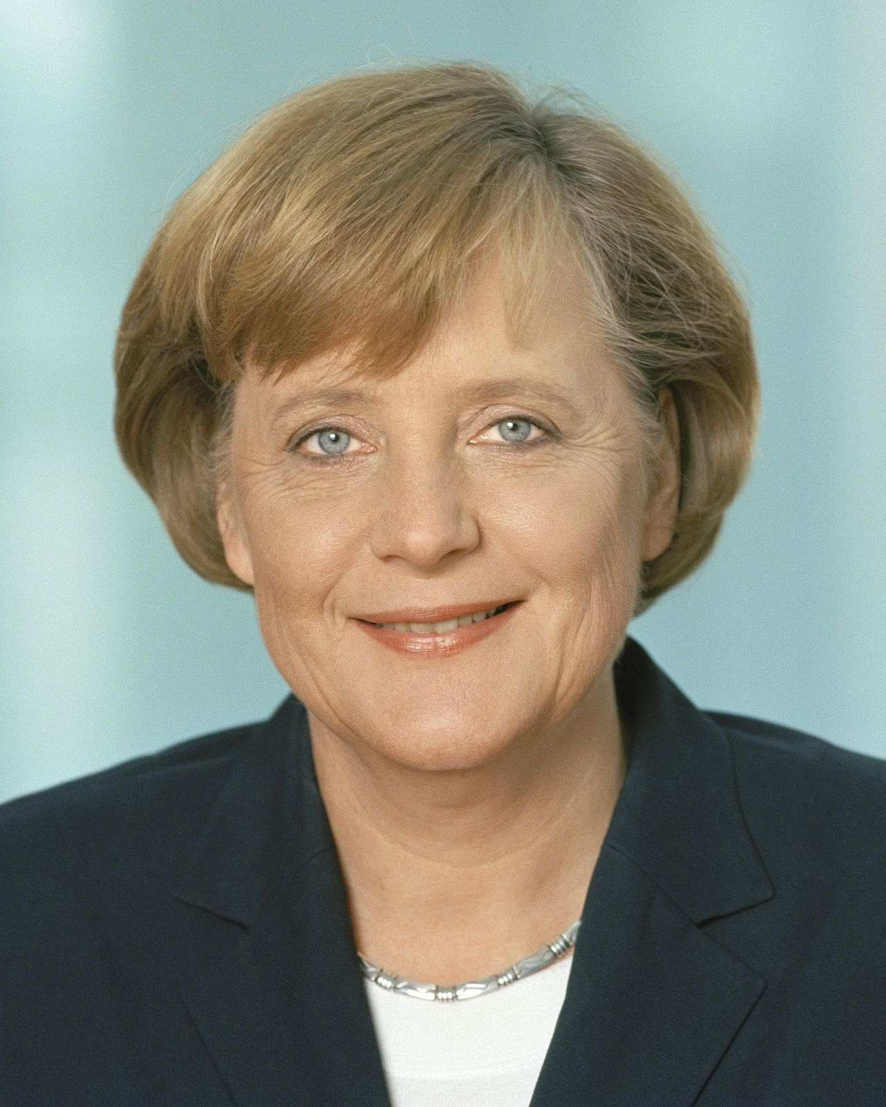 Offizielles Porträt von Angela Merkel, Bundeskanzlerin der Bundesrepublik ...