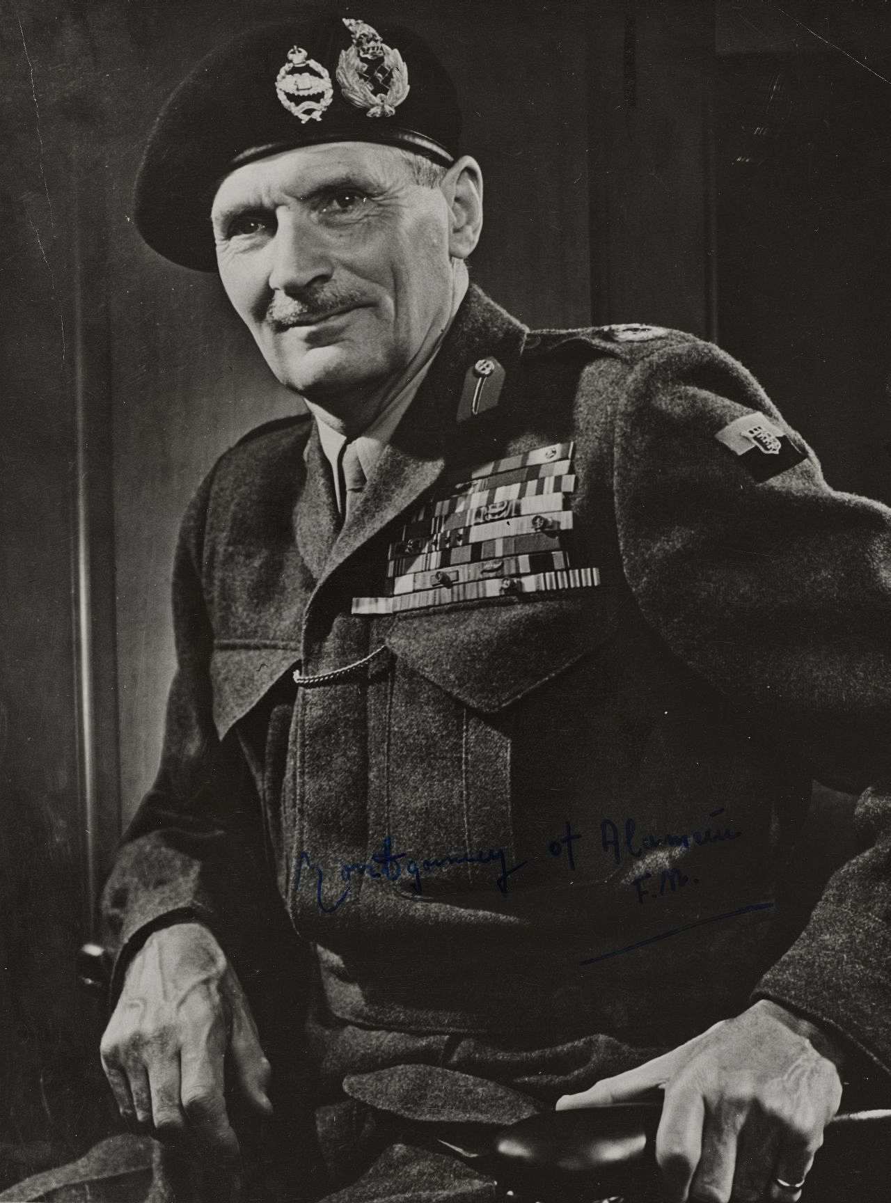 Porträtfoto von Feldmarschall Bernard L. Montgomery, Oberbefehlshaber der britischen Streitkräfte und Mitglied im Alliierten Kontrollrat, 1946-1951.