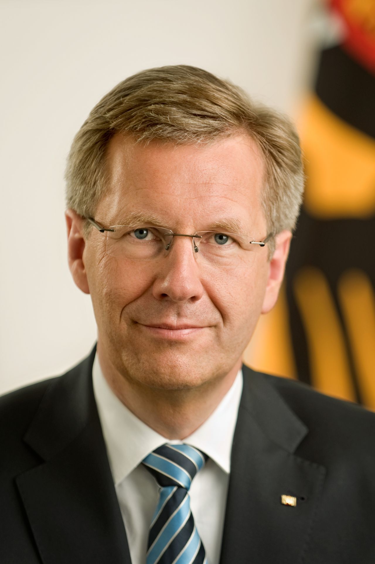 Offizielles Porträt von Christian Wulff, Bundespräsident der Bundesrepublik Deutschland (2010-2012)
