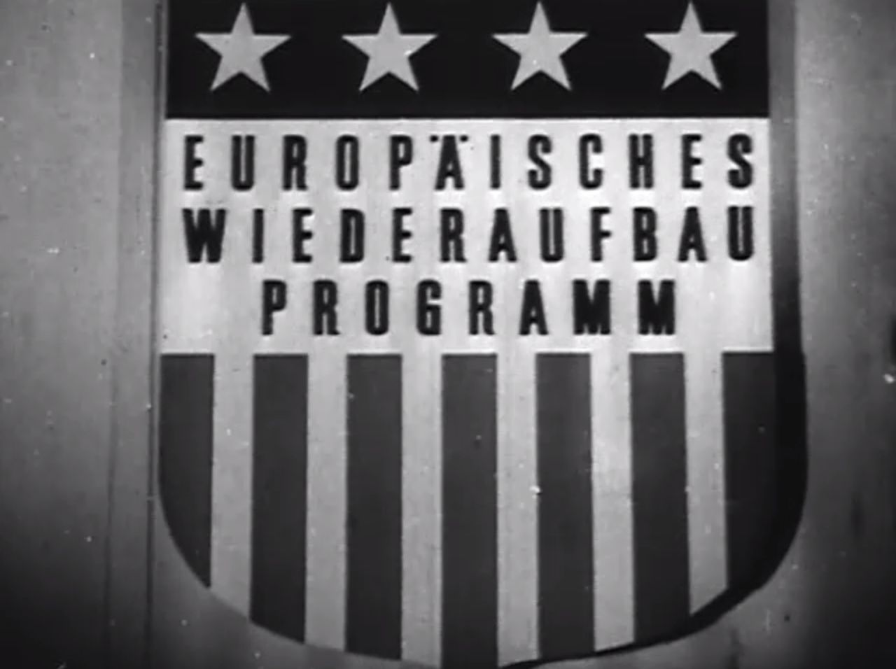 Ausschnitt aus einem us-amerikanischen Film über die Marshall-Plan-Hilfe