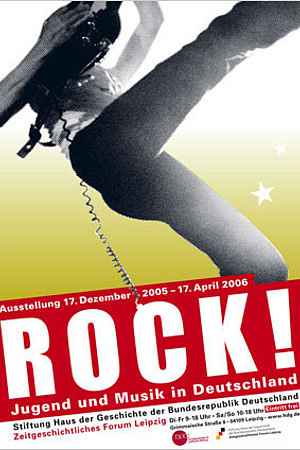 Ausstellungsplakat Rock! Jugend und Musik in Deutschland