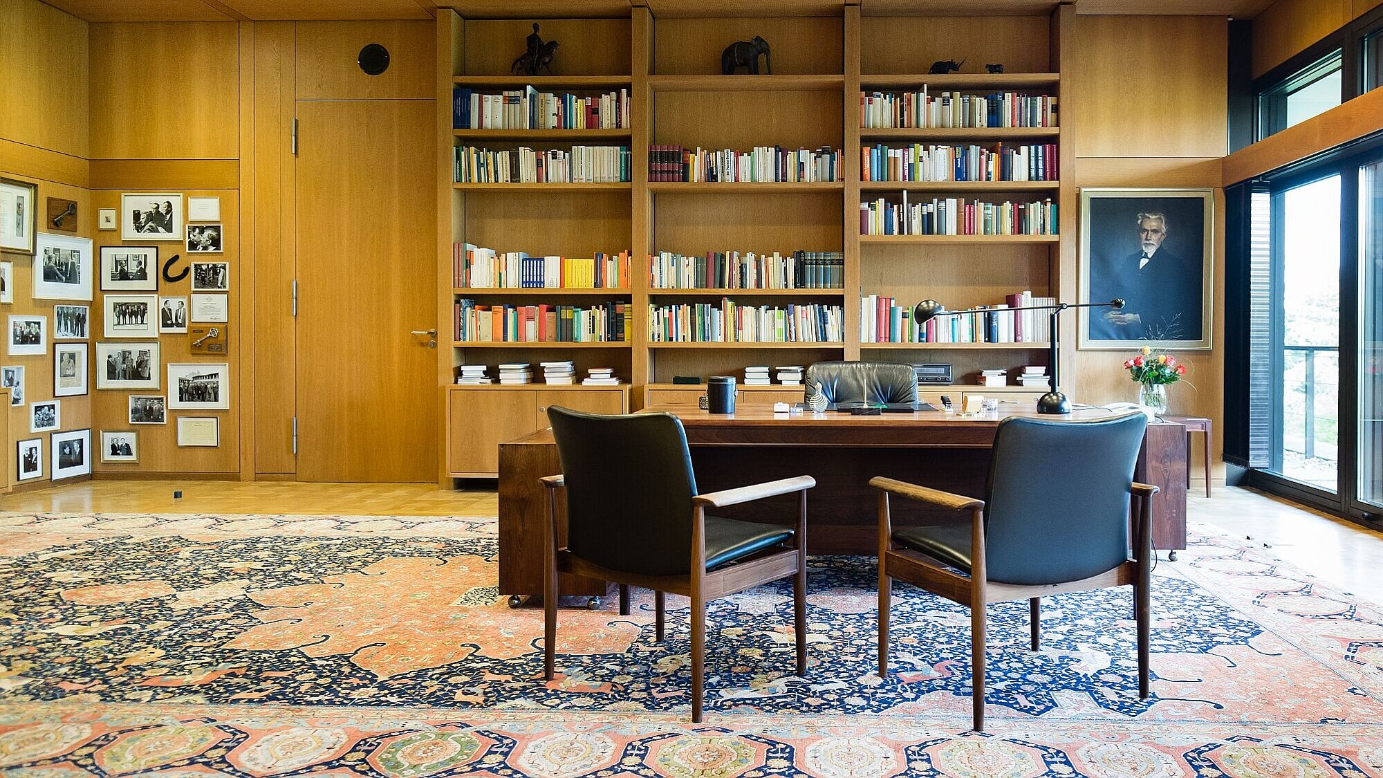 The desk in the Chancellor's study