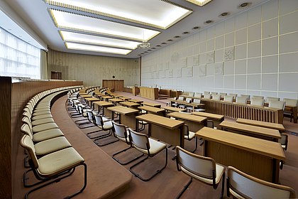 Foto Plenarsaal des Bundesrats, (c) Axel Thünker, Stiftung Haus der Geschichte der Bundesrepublik Deutschland