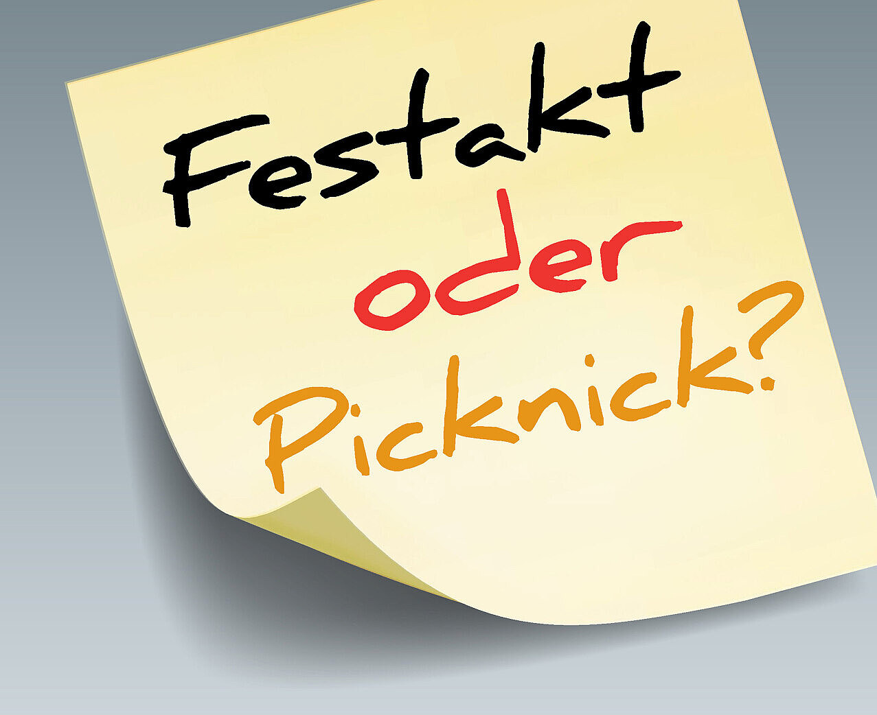 Ausstellungsplakat Festakt oder Picknick? Deutsche Gedenktage