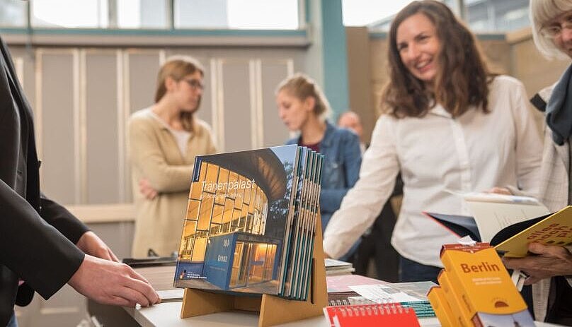 Women at the bookstall