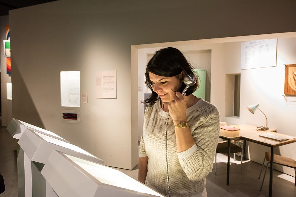 Listen to our audio guide in the exhibition