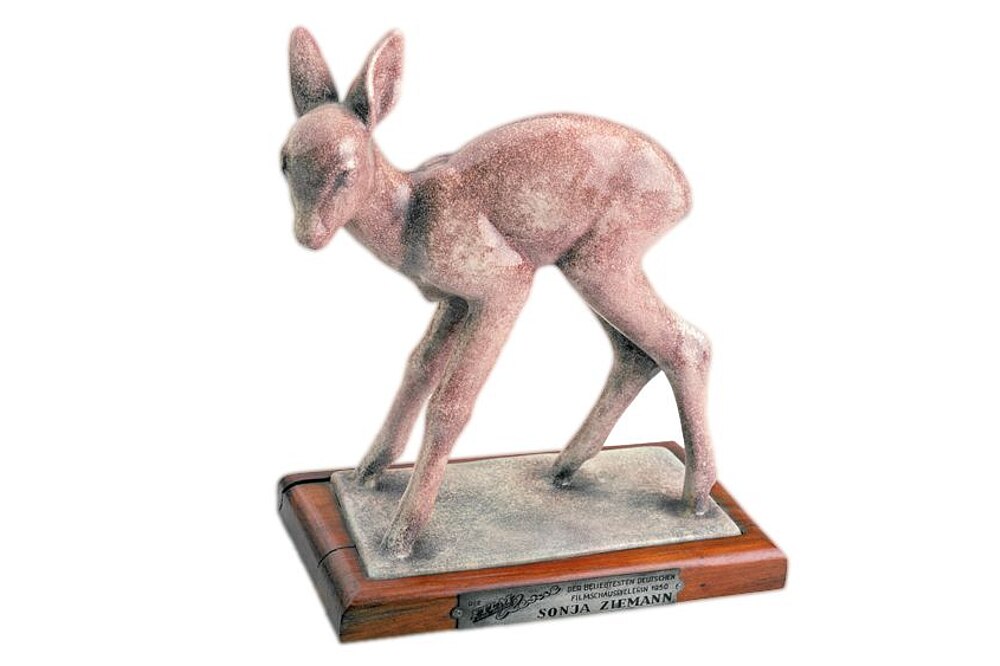 German TV award 'Bambi' of Sonja Ziemann