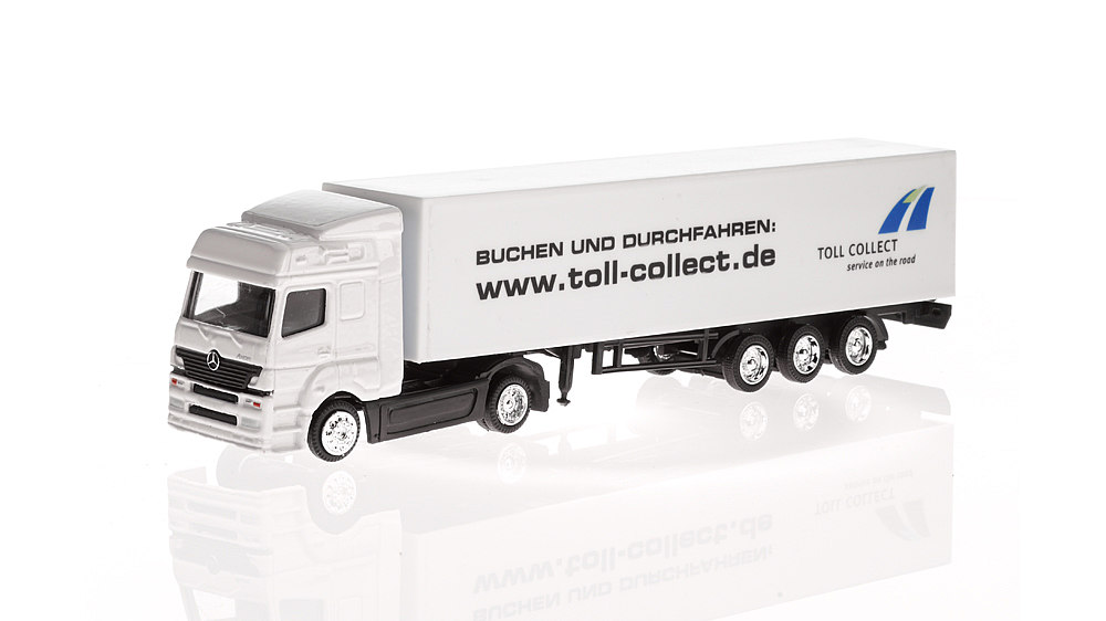 White Mercedes Truck: 'Toll Collect', 2004