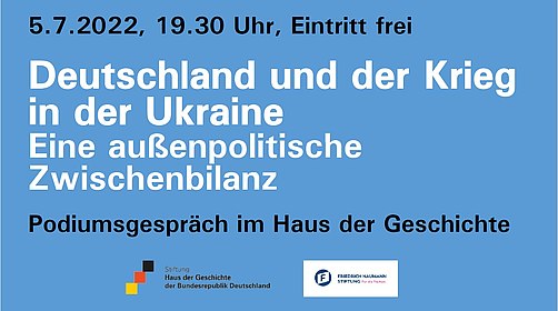 Header "Deutschland und der Krieg in der Ukraine", (c) Stiftung Haus der Geschichte der Bundesrepublik Deutschland