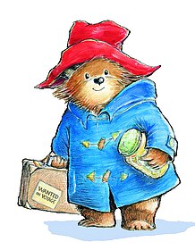 Paddington Bär mit Koffer, (c) R.W. Alley