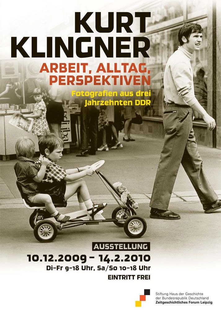Ausstellungsplakat Kurt Klingner: Arbeit, Alltag, Perspektiven