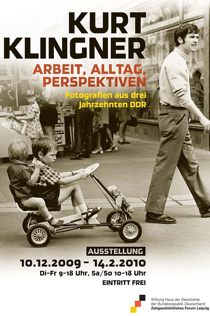 Ausstellungsplakat Kurt Klingner: Arbeit, Alltag, Perspektiven