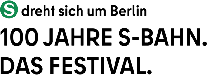 Logo des Festivals "100 Jahre S-Bahn"