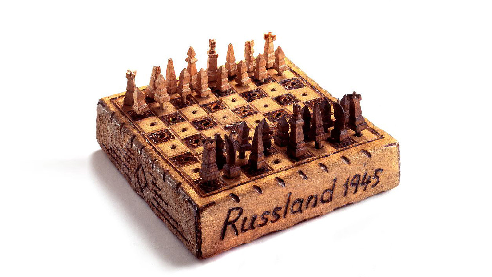 Schachspiel aus sowjetischer Kriegsgefangenschaft, 194