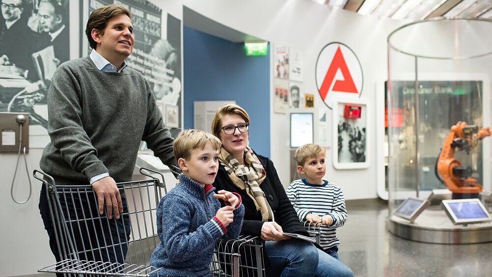 Kids and families are very welcome in our exhibitions