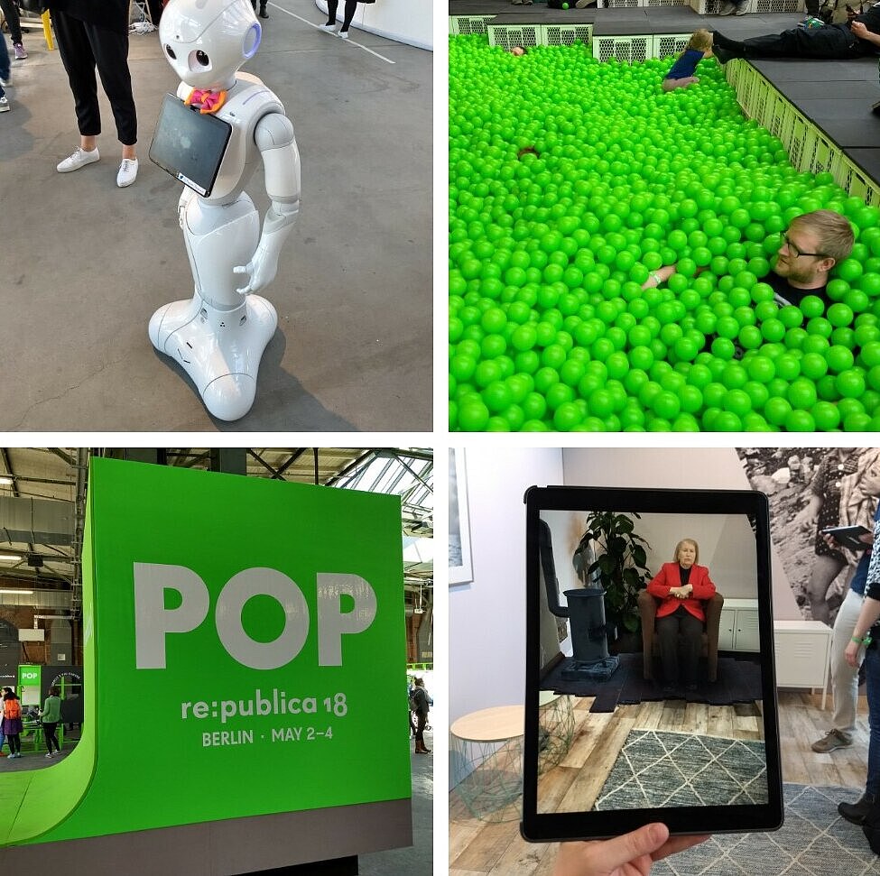 Collage der Republica 2018