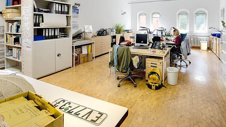 Büro in Berlin mit Autokennzeichnen