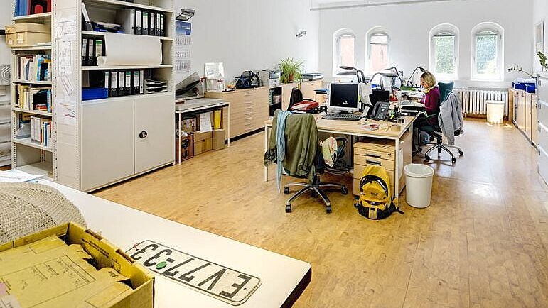 Büro in Berlin mit Autokennzeichnen