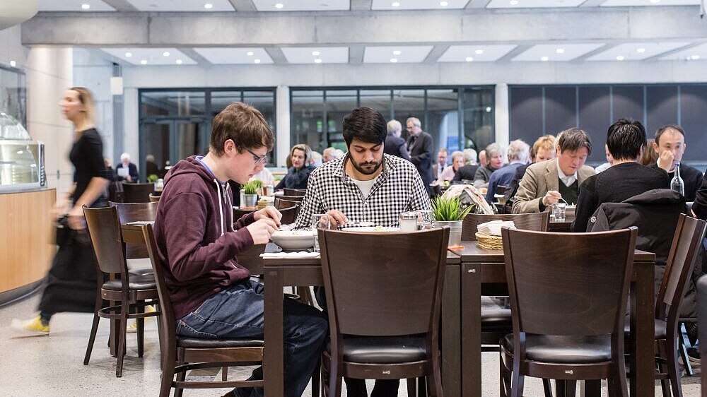 Museum café at Haus der Geschichte in Bonn