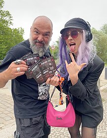 Serkan Deniz und eine weitere Person 