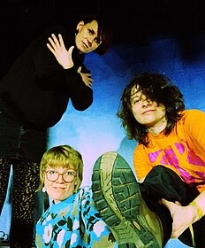 Band "Superbusen". Bestehend aus drei Personen