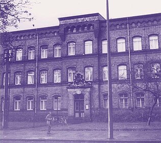 Die Hausfassade der Riebeckstraße 63