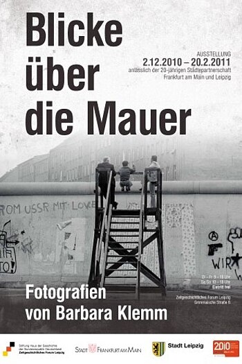 Ausstellungsplakat Blicke über die Mauer