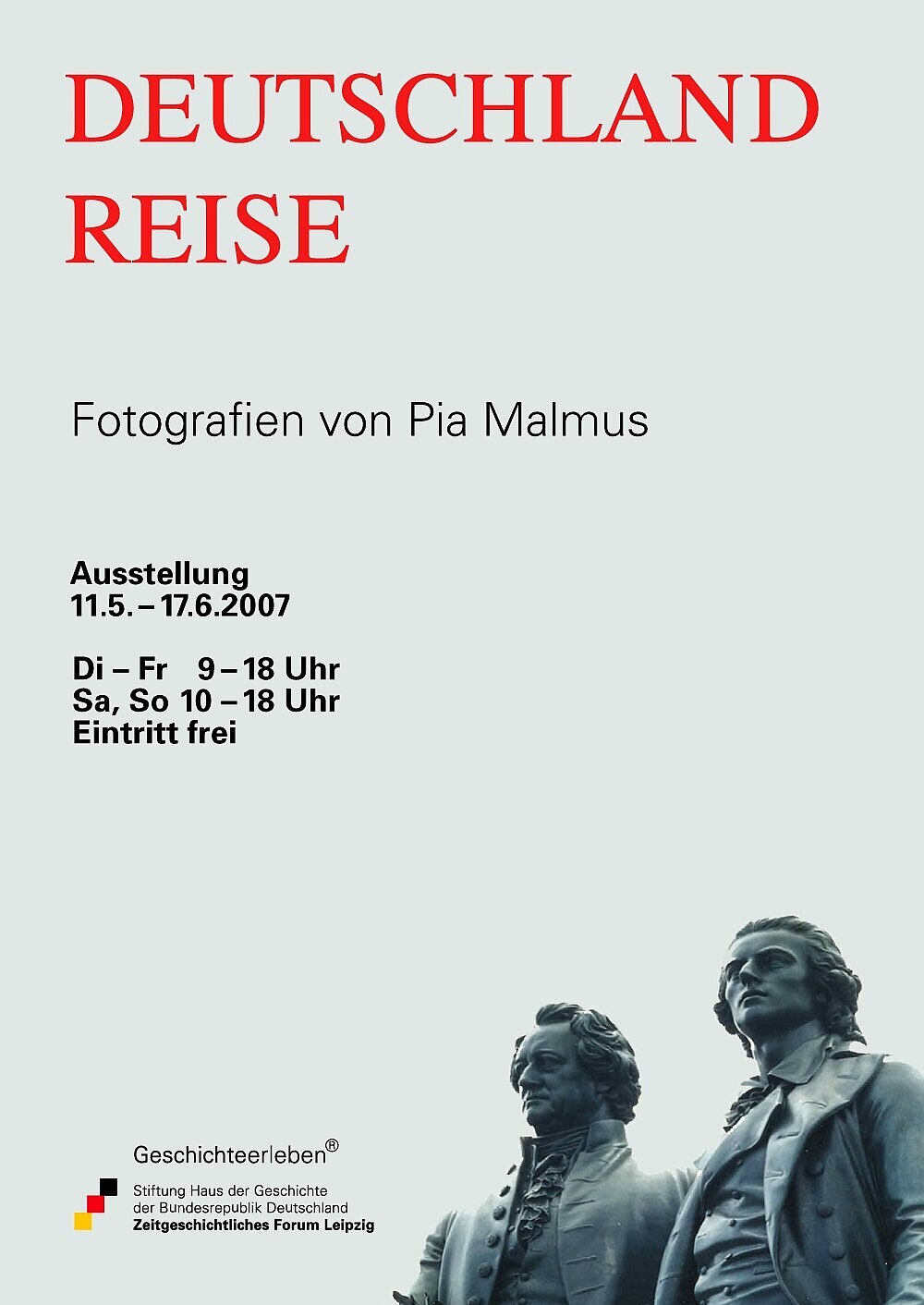 Ausstellungsplakat Deutschland Reise