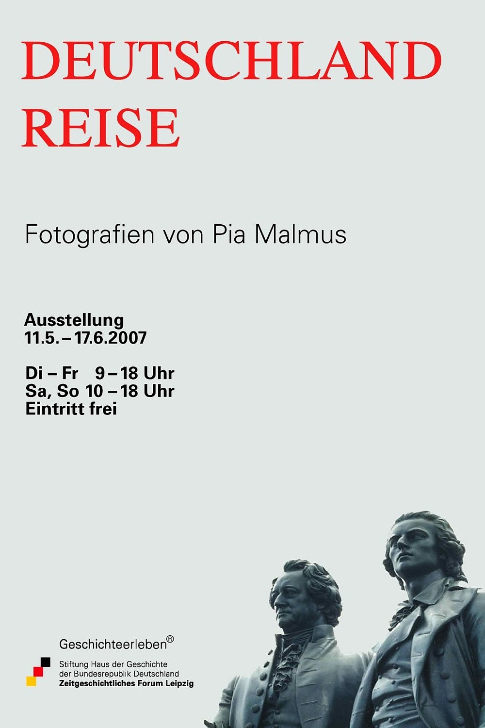 Ausstellungsplakat Deutschland Reise