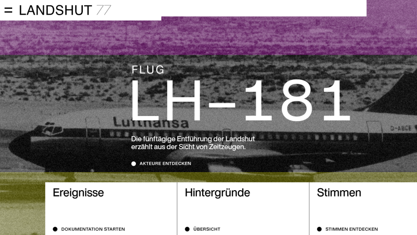 Screenshot des Webportals landshut77.de