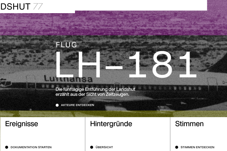 Screenshot des Webportals landshut77.de