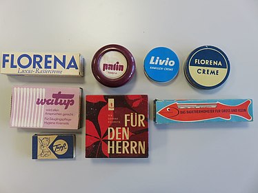 Sammlungsobjekte von DDR-Alltagsgegenständen