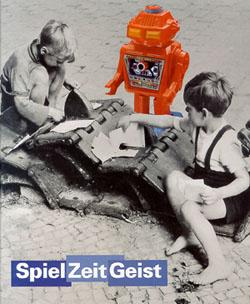 Plakat zur Wechselausstellung "Spiel Zeit Geist" von 1994