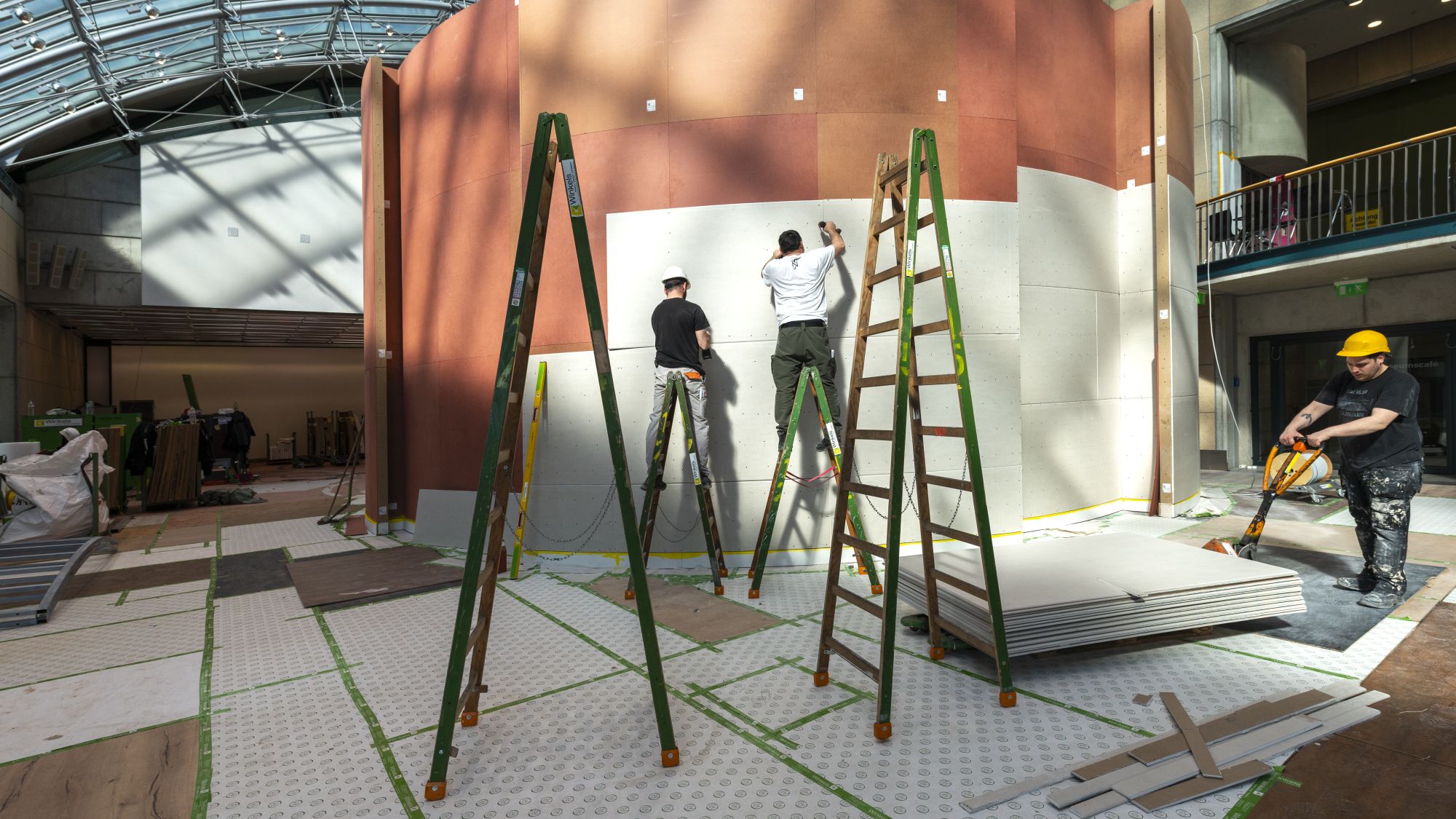 Baustelle der neuen Dauerausstellung im Haus der Geschichte Baustelle der neuen Dauerausstellung im Haus der Geschichte