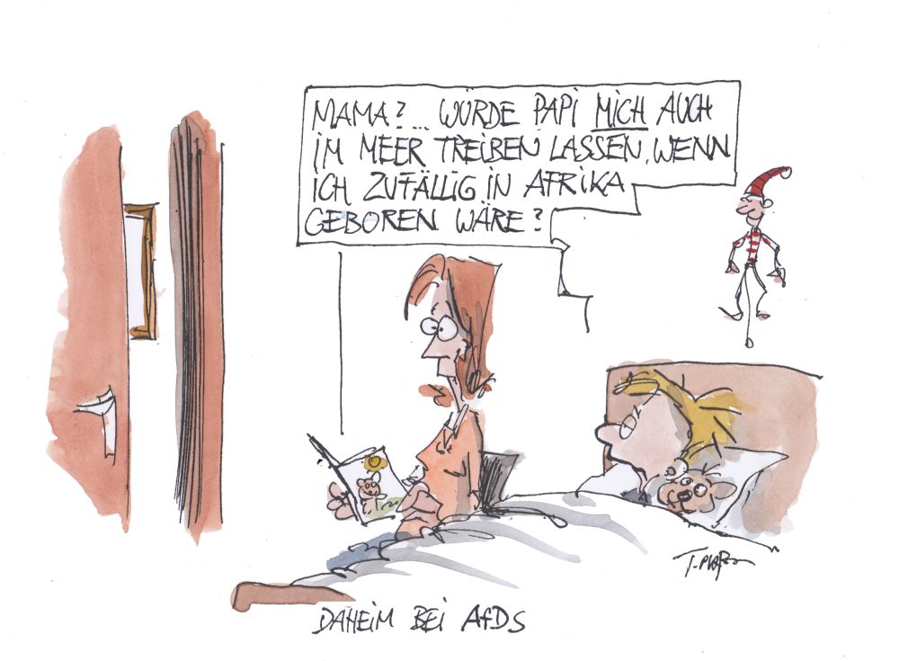 Der Publikumspreis für Karikaturen der Rückblende 2018.