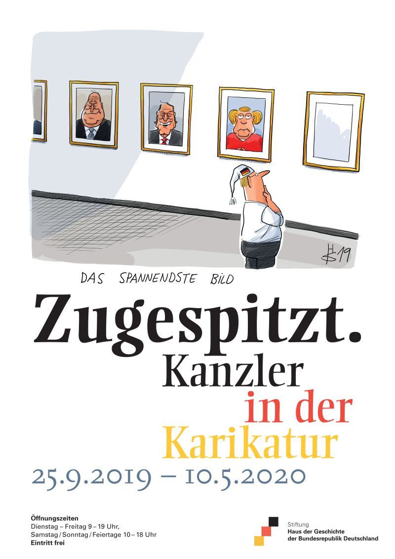 Ausstellungsplakat "Zugespitzt"