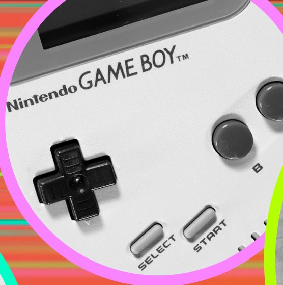 Nahaufnahme der Steuerungselemente eines Nintendo Game Boy