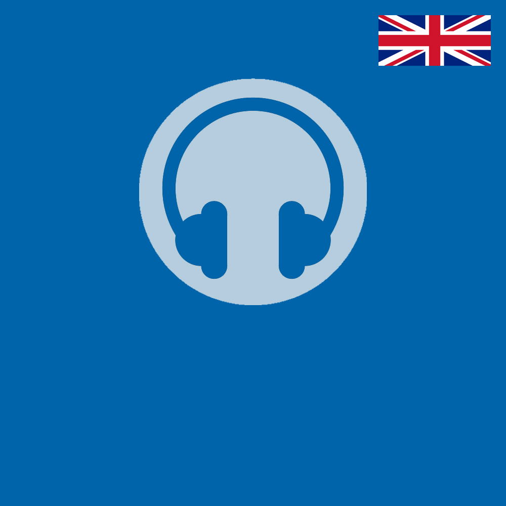 Logo für den AudioGuide in Englisch 