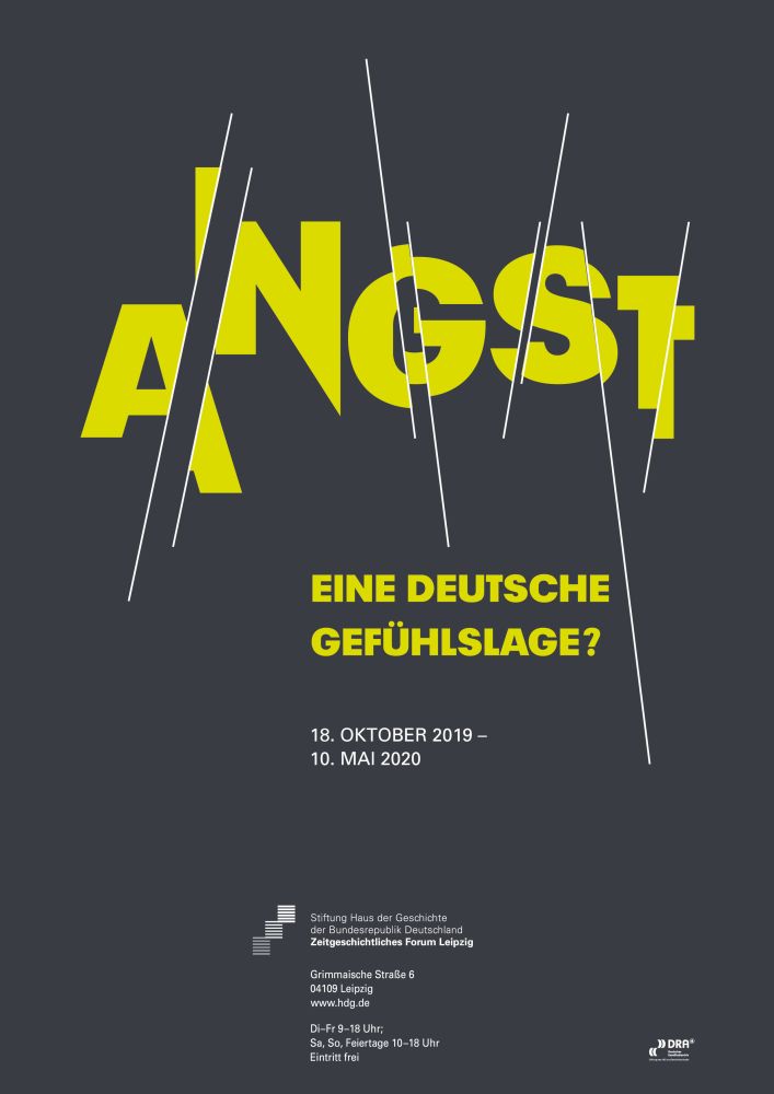 Plakat zur Ausstellung "Angst. Eine deutsche Gefühlslage?"