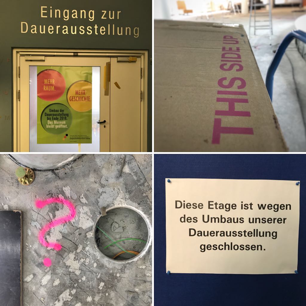 Während des Umbaus bleibt unsere Dauerausstellung geschlossen