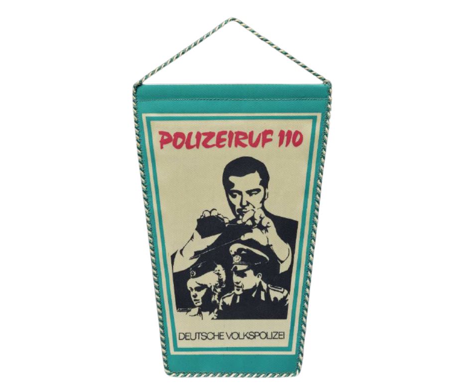 Andenken an die DDR-Fernsehserie "Polizeiruf 110"