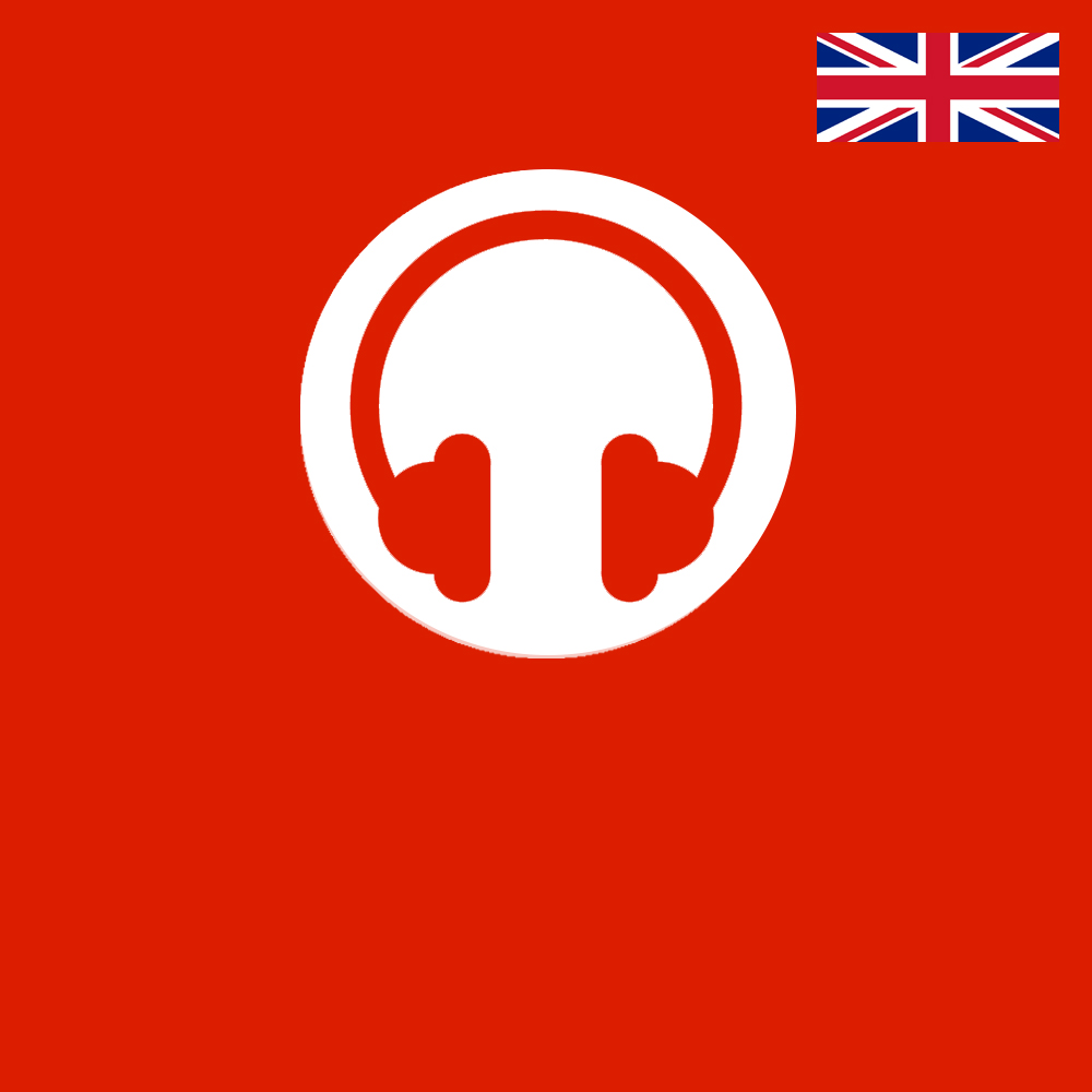 Logo für den AudioGuide in Englisch