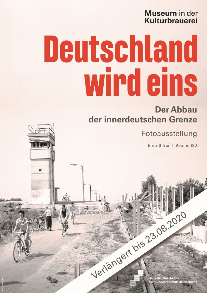 Plakat zur Ausstellung "Deutschland wird eins"