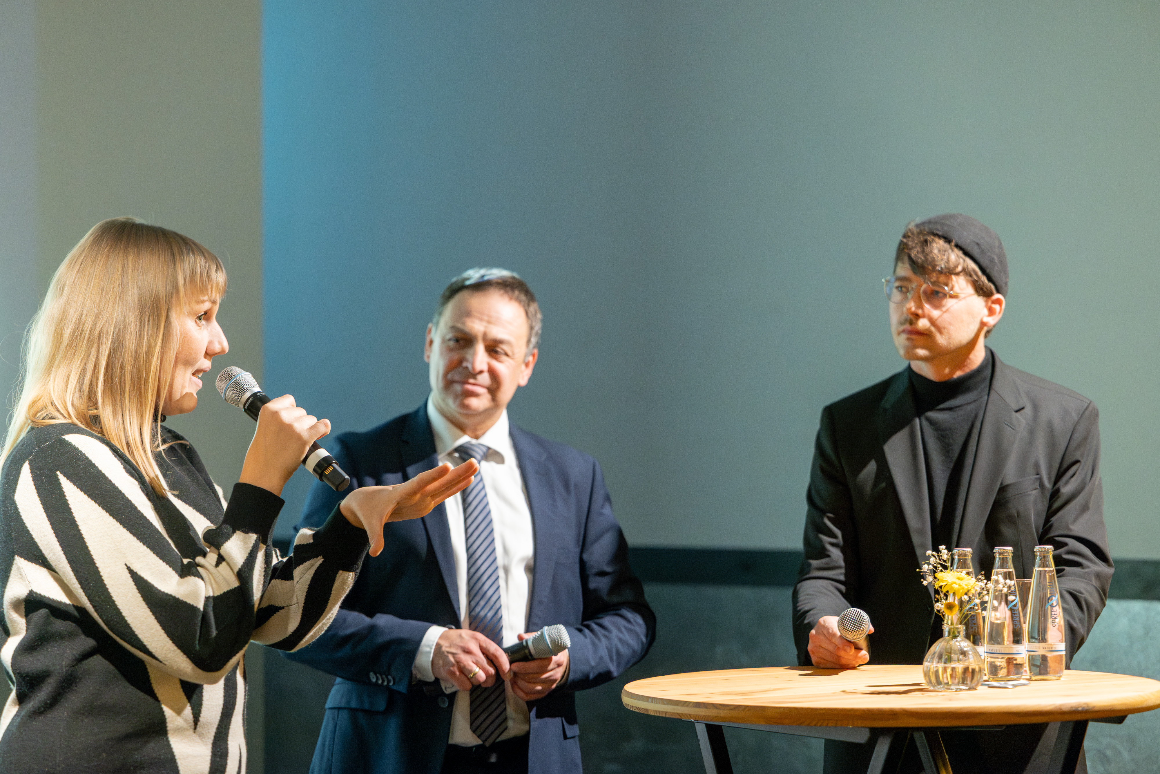 Gespräch zwischen Dr. Mike Lukasch, Sophie Kirchner und Philipp Baumgarten