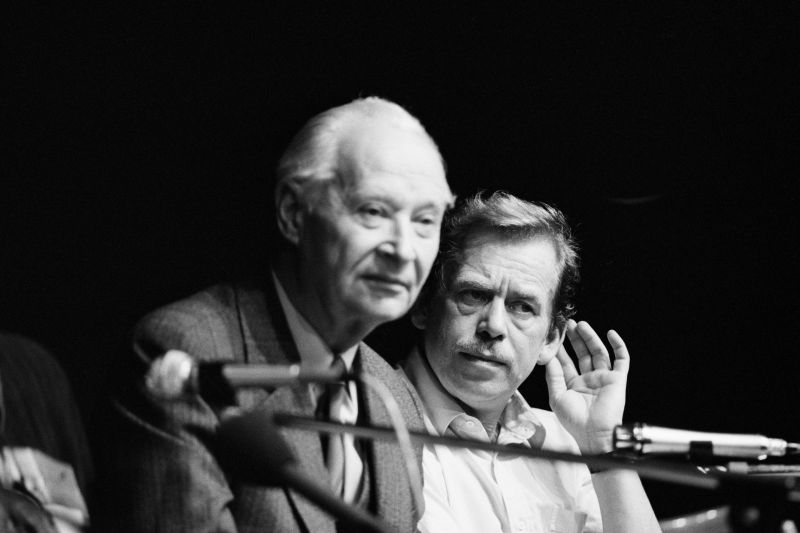 Alexander Dubcek, Harald Schmit Alexander Dubcek, Harald Schmitt