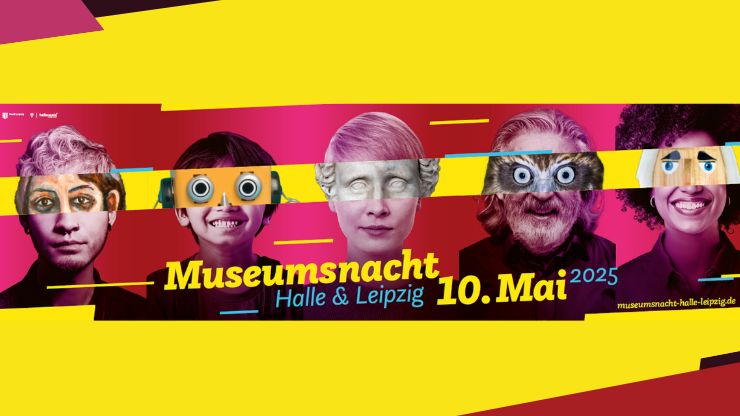 Grafik zur Museumsnacht Halle/Leipzig 2025