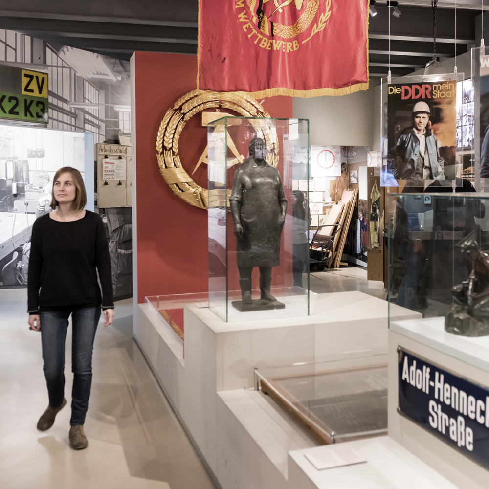 Visitor at the Museum in der Kulturbrauerei