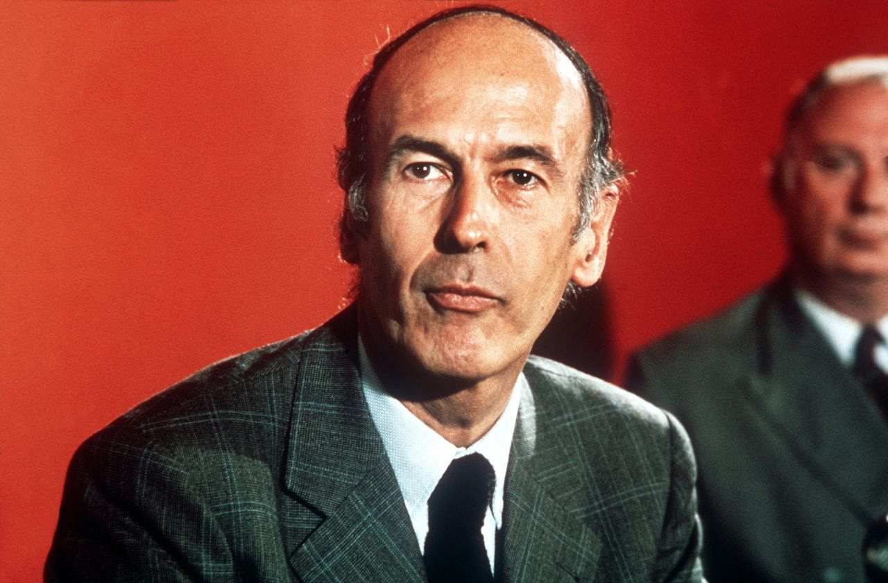 Fotografie von Staatspräsident Valéry Giscard d'Estaing, 1976.